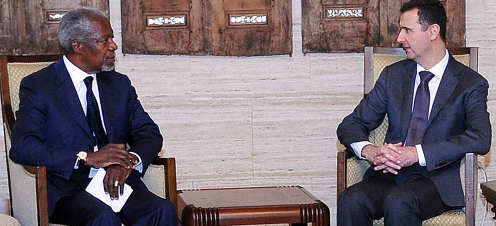 Kofi Annan og Bashar al-Assad